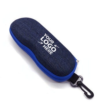 Hard Shell Eyeglass Case with Clip